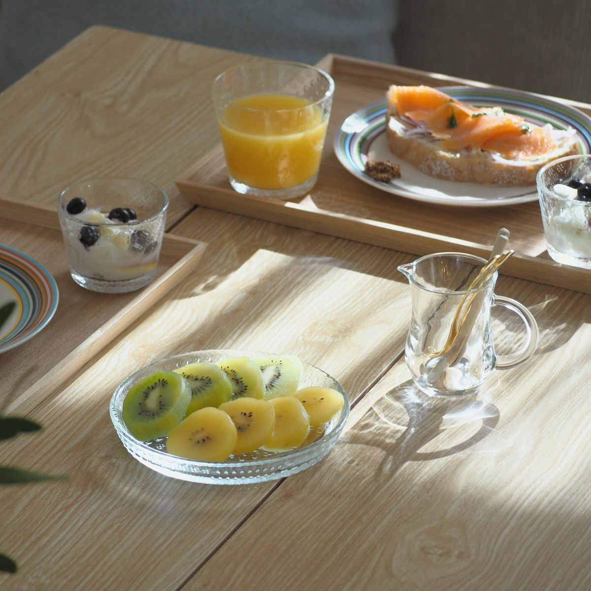 イッタラ（iittala） ツンドラ プレート 15.4cm クリア ペア