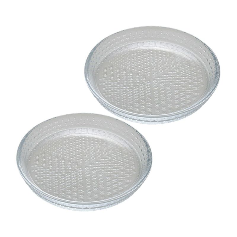 イッタラ（iittala） ツンドラ プレート 15.4cm クリア ペア