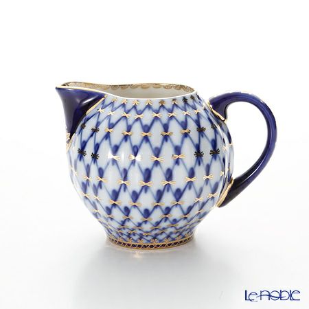 ロシア食器 インペリアル・ポーセリン コバルトネット 29ピースセット