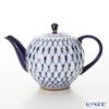 ロシア食器 インペリアル・ポーセリン コバルトネット ポット3点セット