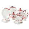 ロシア食器 インペリアル・ポーセリン シートレジャーズ 2人用 ティー 7点セット