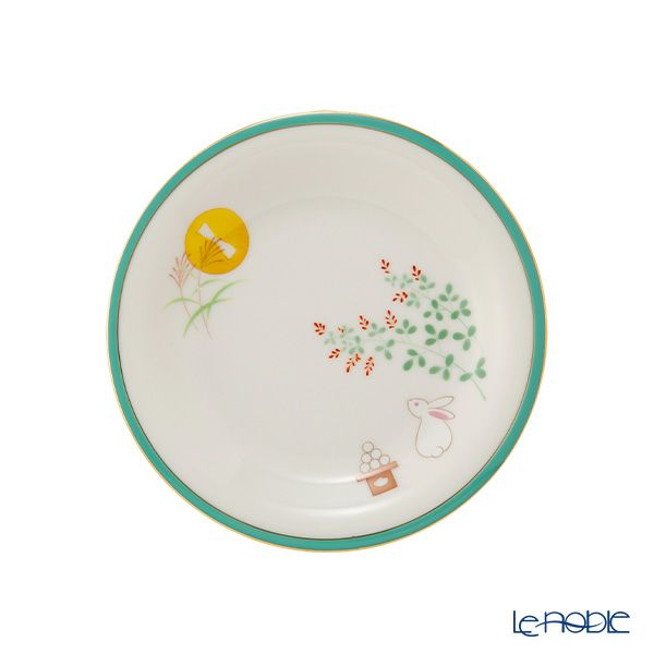 香蘭社 月ごよみ 湯呑み ＆銘々皿 5人用