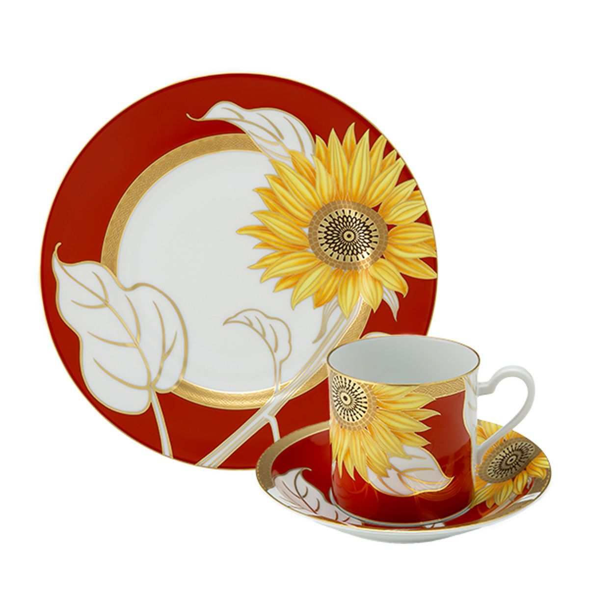 香蘭社 ひまわり トリオセット コーヒー