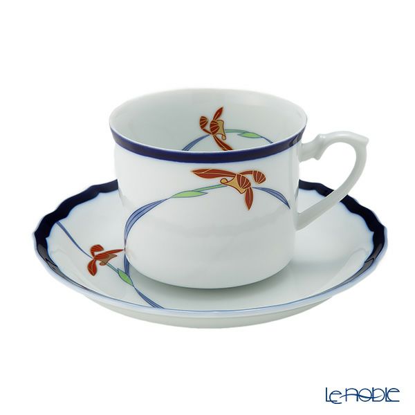 香蘭社 オーキッドレース コーヒーカップ＆ソーサー 200ml 5客セット