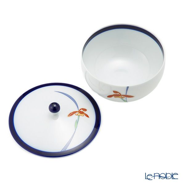 香蘭社 オーキッドレース 蓋付湯呑み 170ml 5客セット