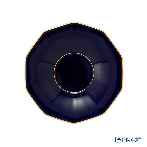 香蘭社 ルリ 十角形茶托 5枚セット