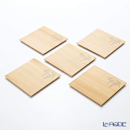 高野竹工 杉小皿 藤 5枚セット 116-07