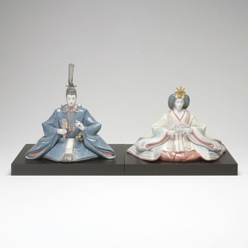 リヤドロ 雛人形 内親王 08049 親王 08050