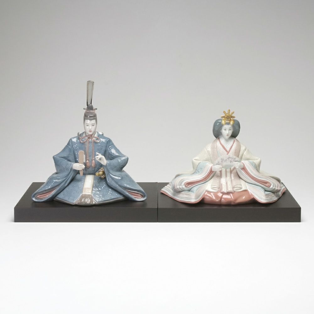 リヤドロ 雛人形 内親王 08049 親王 08050