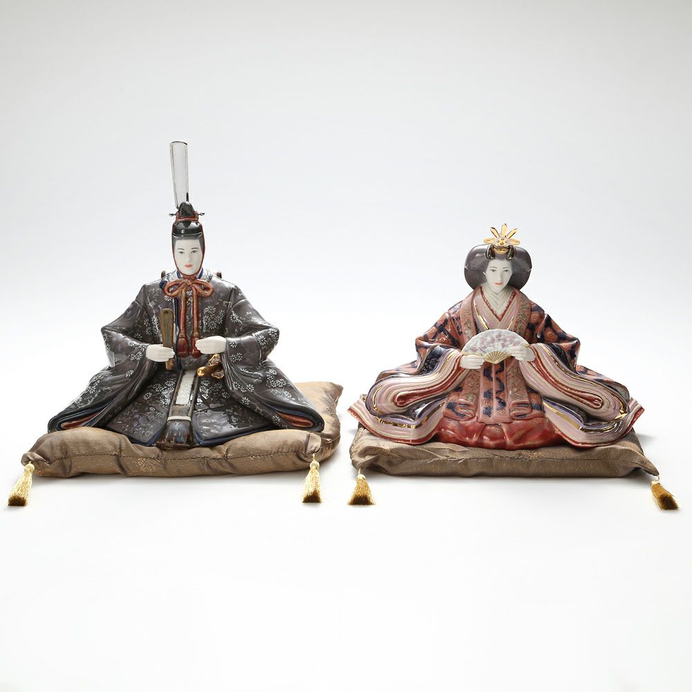 リヤドロ 雛人形 親王＆内親王 ハイポーセリン 01940＆01939 LE1000 世界限定生産1000点