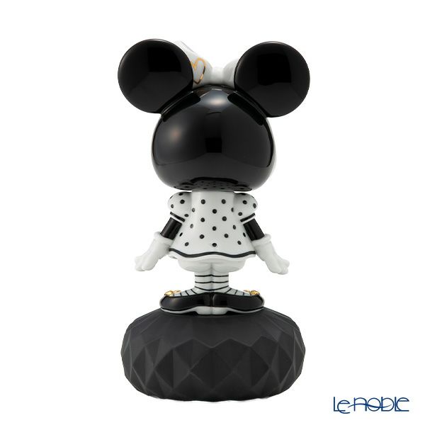 リヤドロ ミッキーマウス ＆ ミニーマウス（Black ＆White） ペア 09601 ＆ 09707