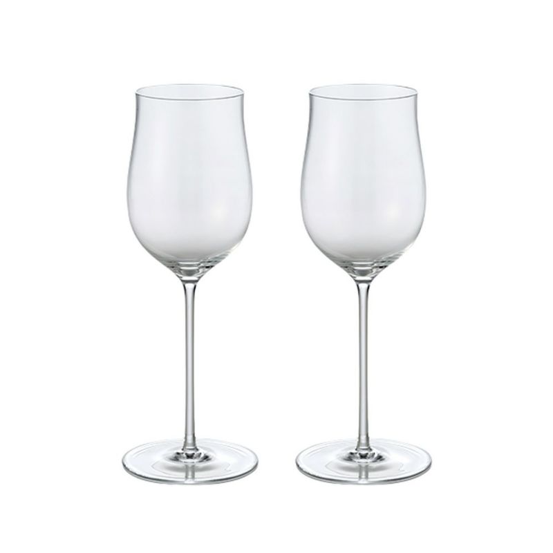 Le Vin ル・ヴァン プロフェッショナル TRICKY トリッキー 白ワイングラス （チューリップ）満240ml H20cm ペア