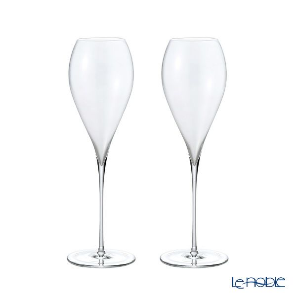 Le Vin ル・ヴァン プロフェッショナル LUXURY ラグジュアリー シャンパングラス 満290ml H24cm ペア