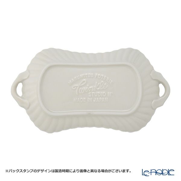 マルミツポテリ スタジオエム トゥインクル マグカップ＆プレート 2点セット アイボリー