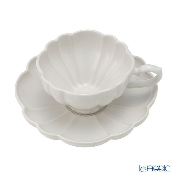 マルミツポテリ スタジオエム ルブケ カップ＆ソーサー 190ml ホワイト ペア