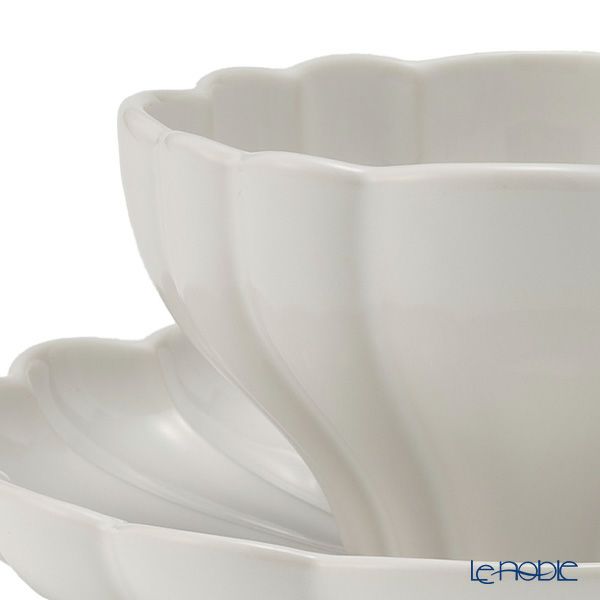 マルミツポテリ スタジオエム ルブケ カップ＆ソーサー 190ml ホワイト ペア