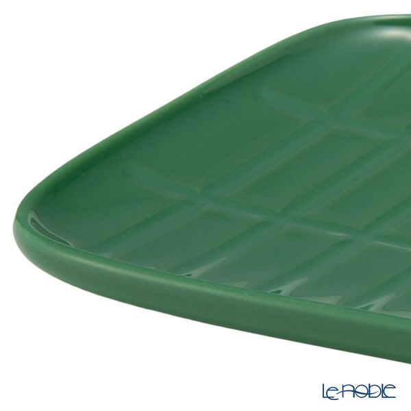 マリメッコ（marimekko） Tiiliskivi ティイリスキヴィ／煉瓦 れんが マグカップ 400ml ＆ プレート15.5×12.5cm セット ダークグリーン