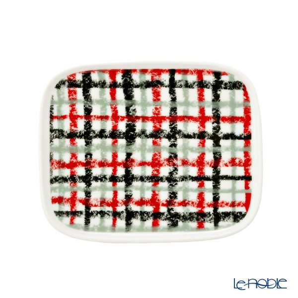 マリメッコ（marimekko） Urdimbre ウルディンブレ／縦糸 コーヒーカップ 200ml ＆ プレート15.5×12.5cm セット