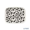マリメッコ（marimekko） Unikko ウニッコ／けしの花 60thアニバーサリーコレクション 2ピースセット マグカップ＆プレート15.5×12.5cm ブラック×ホワイト