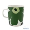 マリメッコ（marimekko） Unikko ウニッコ／けしの花 60thアニバーサリーコレクション マグカップ 250ml ペア グリーン×ホワイト 柄違い