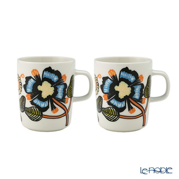 マリメッコ（marimekko） Tiara ティアラ マグカップ 250ml ペア 074557-126／25AW