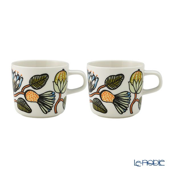 マリメッコ（marimekko） Tiara ティアラ コーヒーカップ 200ml ペア 074559-126／25AW