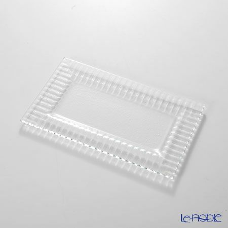 モダンボヘミア クビス 長方形プレート 21.3×12.8cm エクストラクリア ペア