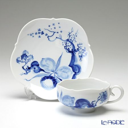 マイセン（Meissen） ブルーオーキッド 2人用 ティーセット