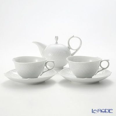 マイセン（Meissen） 波の戯れホワイト 2人用 ティーセット | ブランド