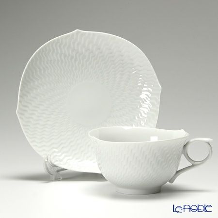 マイセン（Meissen） 波の戯れホワイト 2人用 ティーセット