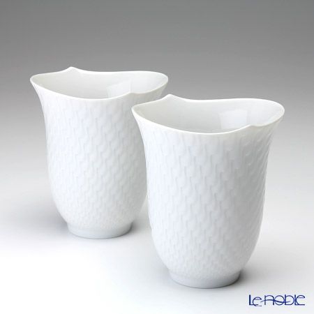 マイセン（Meissen） 波の戯れホワイト 000001／55404 タンブラー ペア