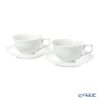 マイセン（Meissen） 波の戯れホワイト 000001／29633 ティーカップ＆ソーサー 170ml ペア