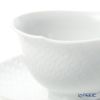 マイセン（Meissen） 波の戯れホワイト 000001／29633 ティーカップ＆ソーサー 170ml ペア