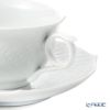 マイセン（Meissen） 波の戯れホワイト 000001／29633 ティーカップ＆ソーサー 170ml ペア
