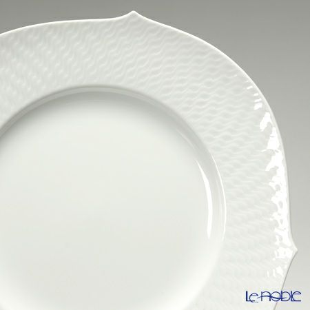 マイセン（Meissen） 波の戯れホワイト 000001／29479 プレート 28.5cm ペア