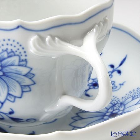 マイセン（Meissen） ブルーオニオン 800101／00582 コーヒーカップ＆ソーサー 200ml ペア
