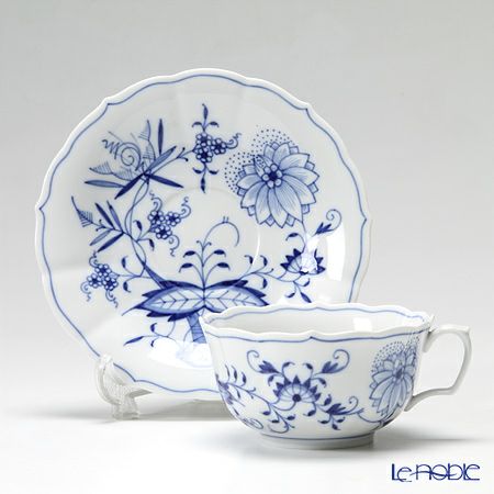 マイセン（Meissen） ブルーオニオン トリオセット ペア