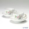 マイセン（Meissen） ホワイトローズ 029510／00582 コーヒーカップ＆ソーサー 200ml ペア