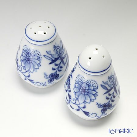 マイセン（Meissen） ブルーオニオン 800101 ソルト 7cm＆ペッパー 6cm
