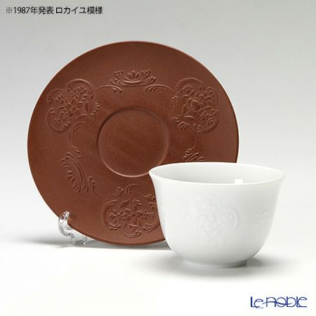 マイセン（Meissen） 歴代レリーフ 1984年から1989年 白磁カップ＆ベットガーセッ器ソーサー 6客セット