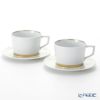マイセン（Meissen） スウォード ラグジュアリーゴールド 99A370-41584 カプチーノカップ＆ソーサー 200ml／14.5cm ペア