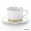 マイセン（Meissen） スウォード ラグジュアリーゴールド 99A370-41584 カプチーノカップ＆ソーサー 200ml／14.5cm ペア