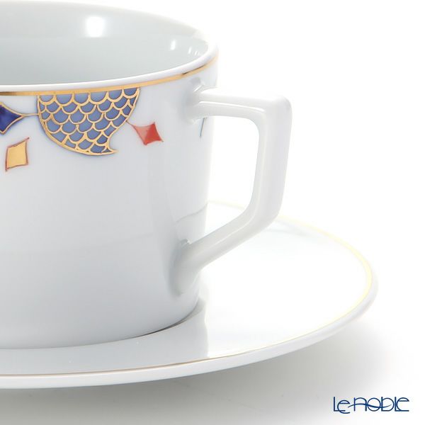 マイセン（Meissen） ノーブルブルー 802190-41582（572／98A077-41562） コーヒーカップ＆ソーサー 180ml （オニオンエッジ） ペア