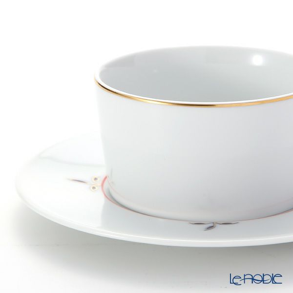 マイセン（Meissen） ノーブルブルー 802490-41633（98A077-41623／562） ティーカップ＆ソーサー 150ml （ブロッサムツィッグ） ペア