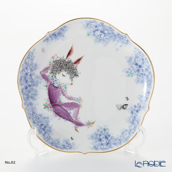 マイセン（Meissen） ミッドサマー・ナイトドリーム 680691／23501／01～12 プレート 18cm No.1～No.12 12枚セット
