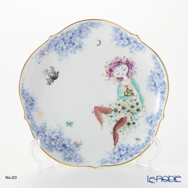 マイセン（Meissen） ミッドサマー・ナイトドリーム 680691／23501／01～12 プレート 18cm No.1～No.12 12枚セット