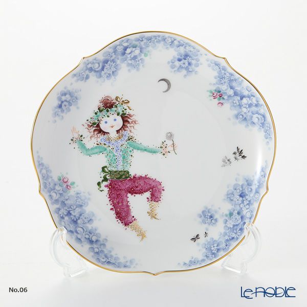 マイセン（Meissen） ミッドサマー・ナイトドリーム 680691／23501／01～12 プレート 18cm No.1～No.12 12枚セット