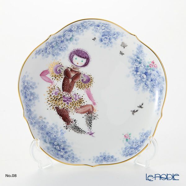 マイセン（Meissen） ミッドサマー・ナイトドリーム 680691／23501／01～12 プレート 18cm No.1～No.12 12枚セット