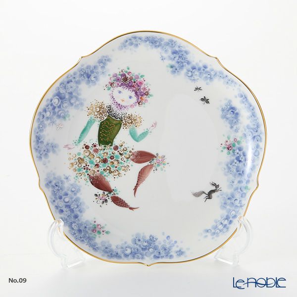 マイセン（Meissen） ミッドサマー・ナイトドリーム 680691／23501／01～12 プレート 18cm No.1～No.12 12枚セット