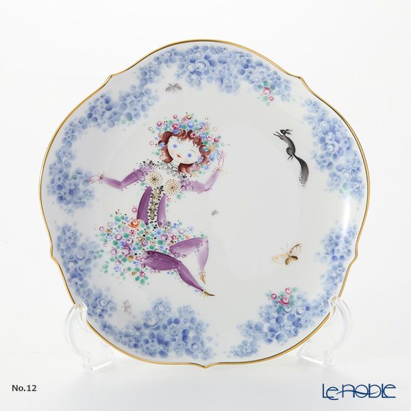 マイセン（Meissen） ミッドサマー・ナイトドリーム 680691／23501／01～12 プレート 18cm No.1～No.12 12枚セット